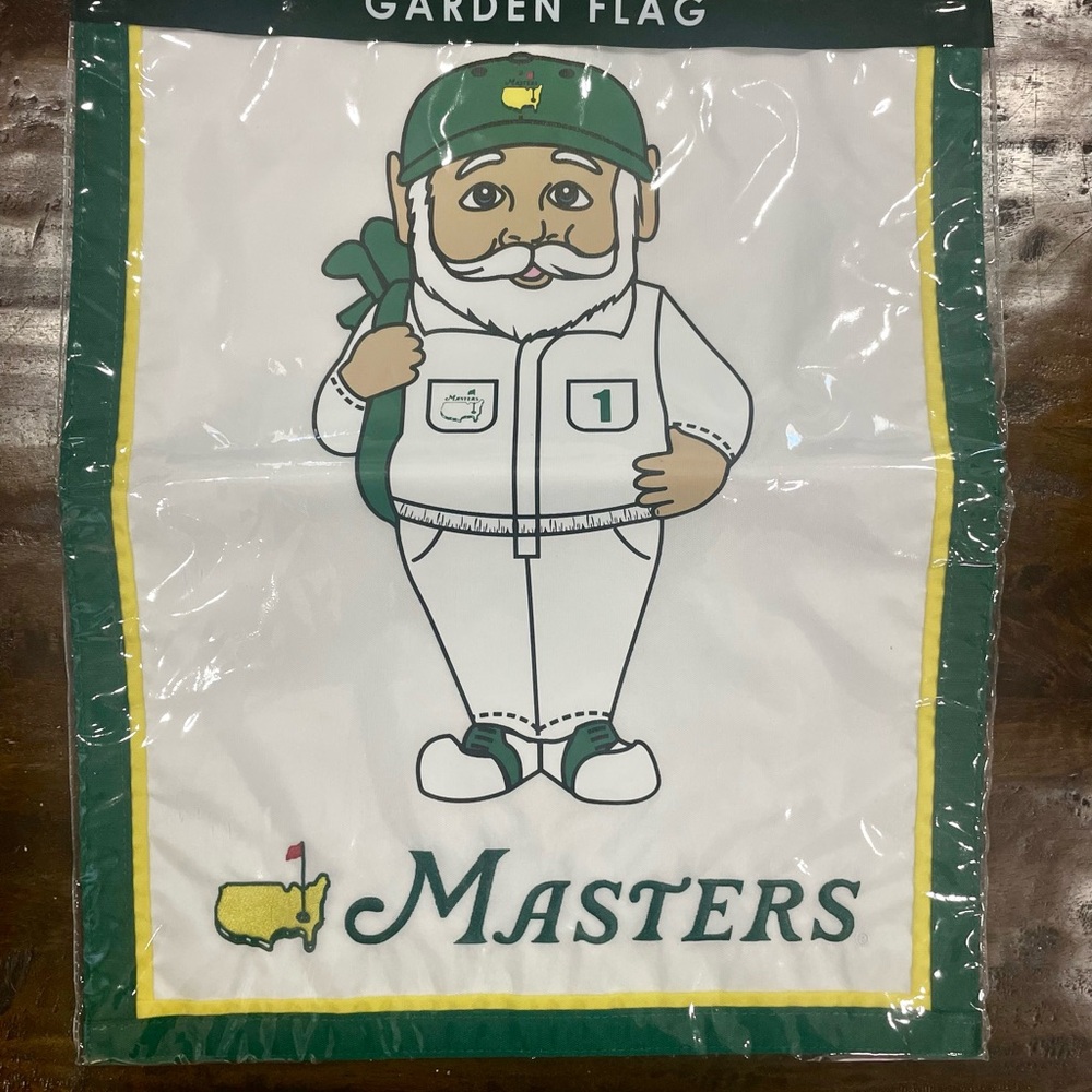 Masters Garden Flag with Green and Yellow Accents